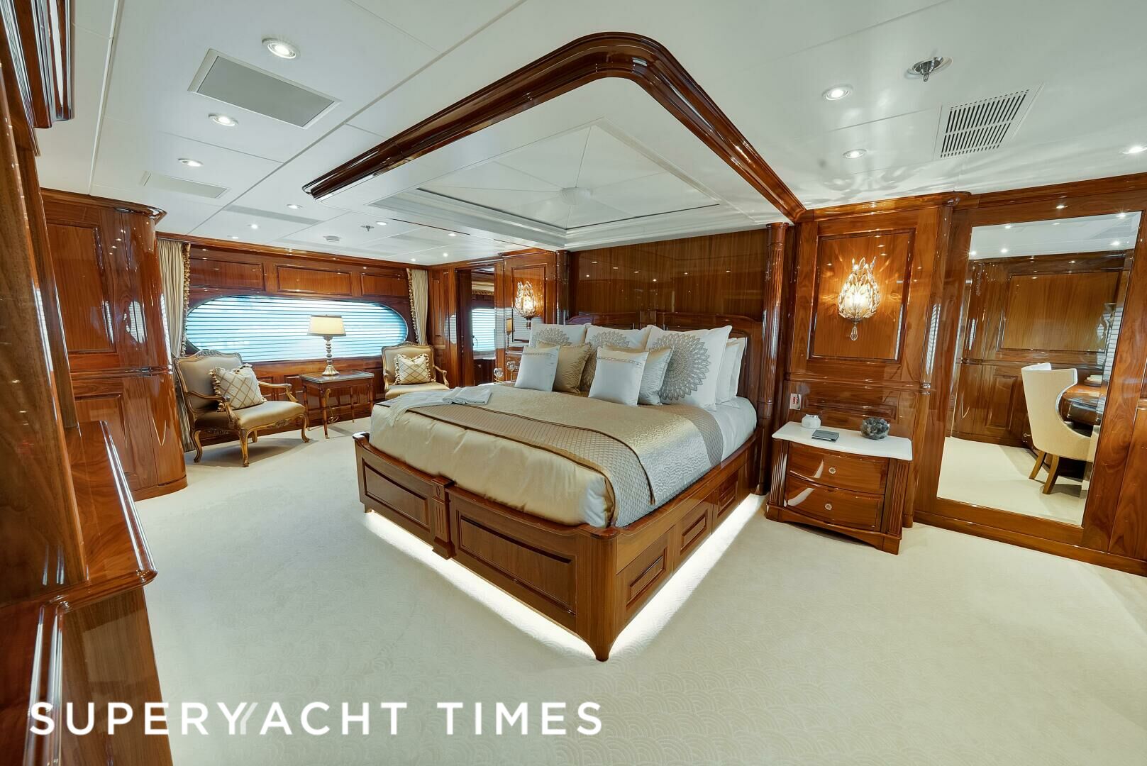 Silver Lining yacht stateroom