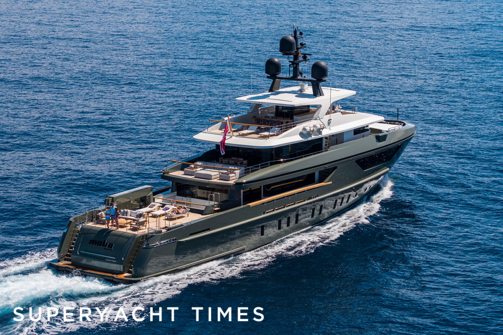 Moka yacht cruising