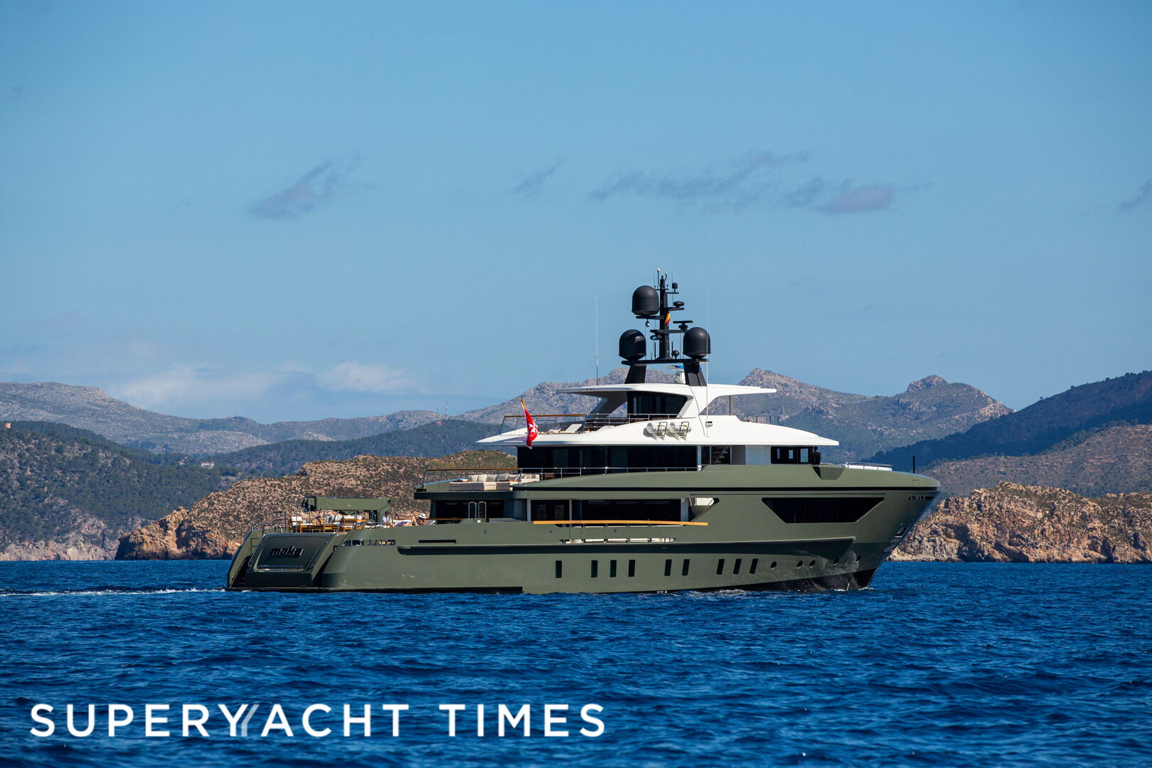 Moka yacht anchored