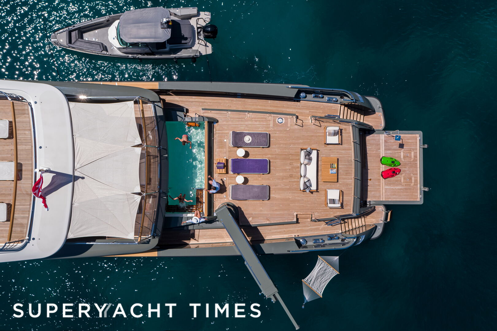 Moka yacht aerial