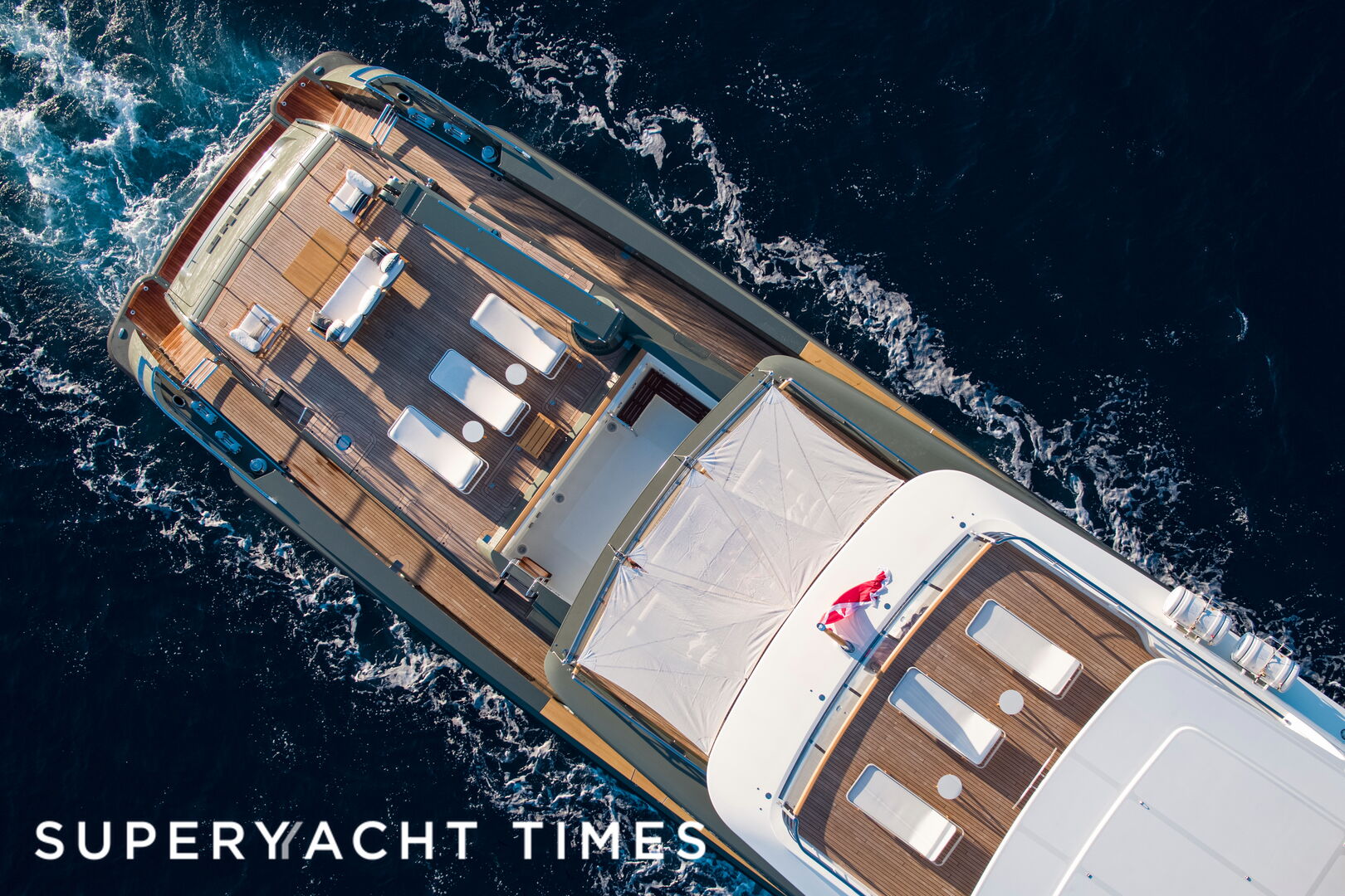 Moka yacht aerial