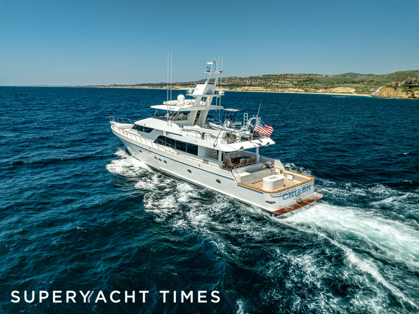 Chiron yacht cruising