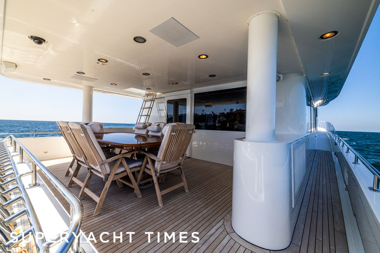 Chiron yacht deck