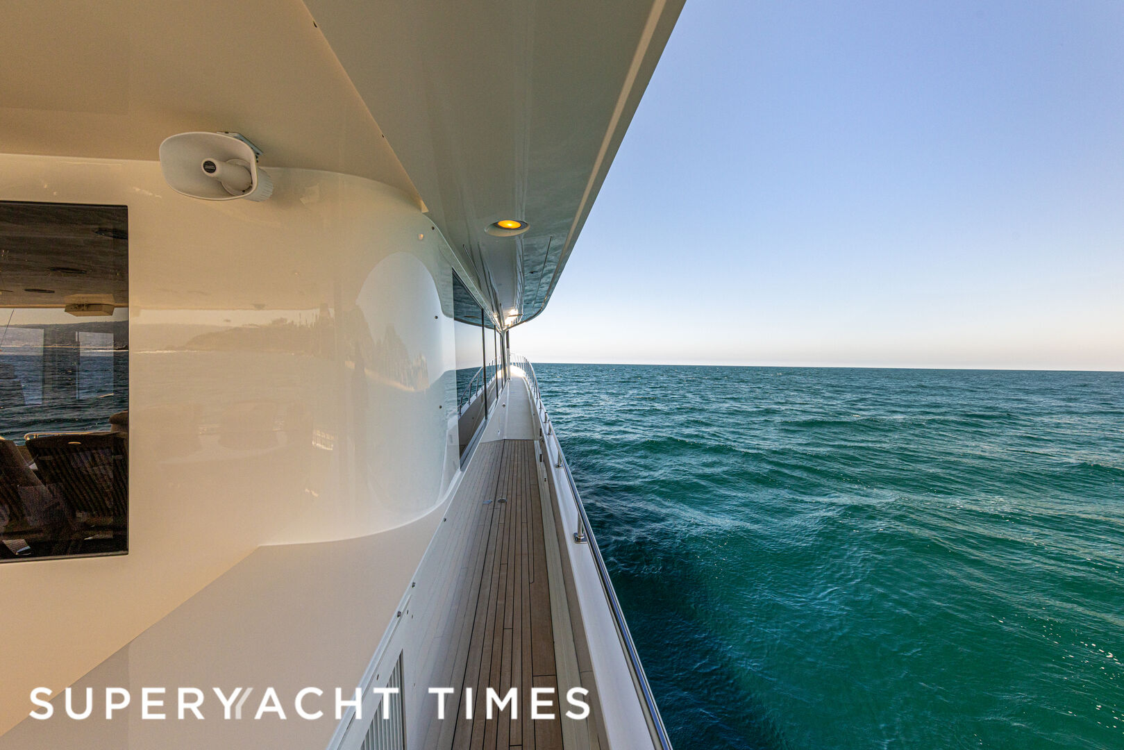 Chiron yacht deck