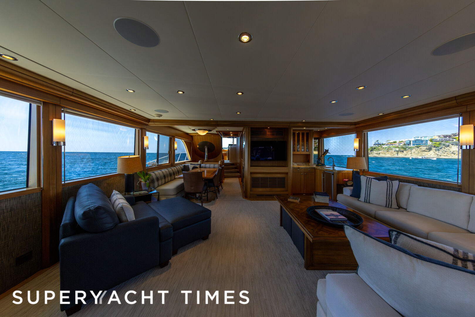 Chiron yacht saloon