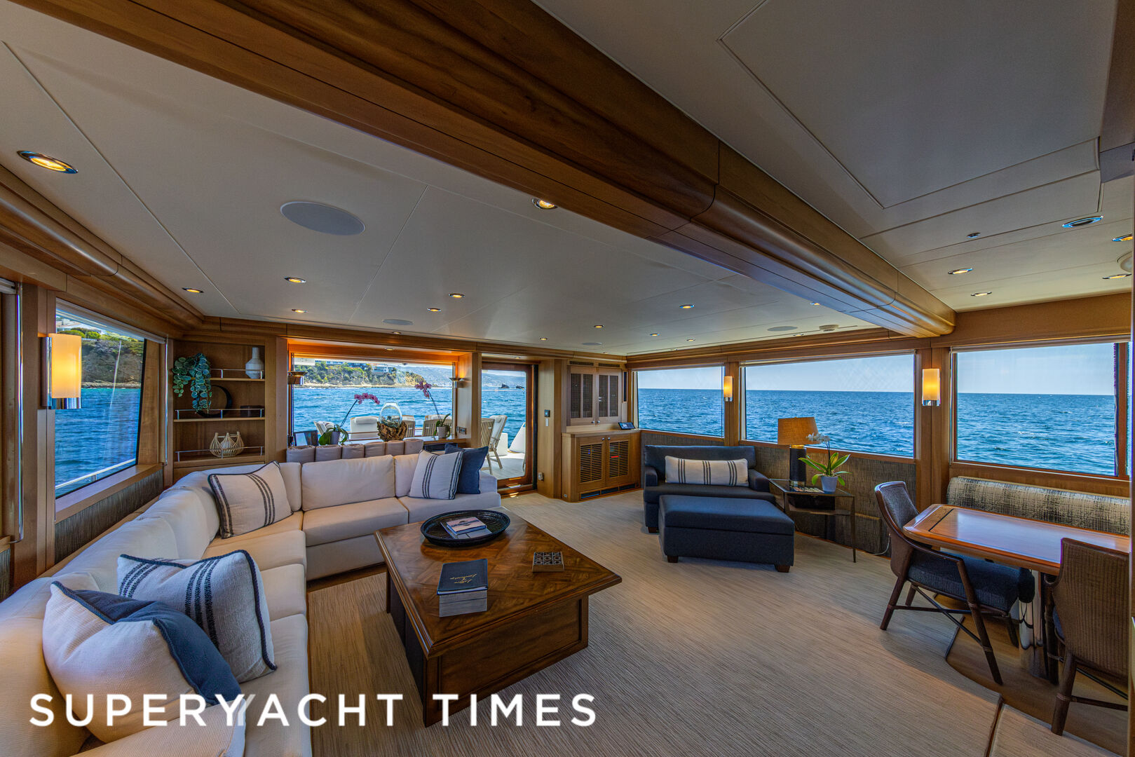 Chiron yacht saloon