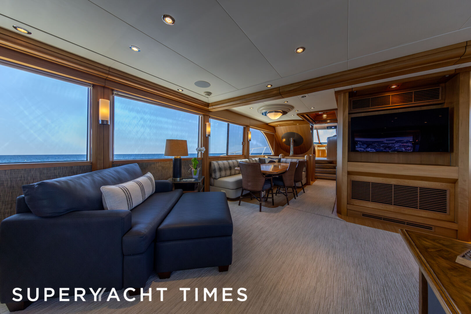 Chiron yacht saloon