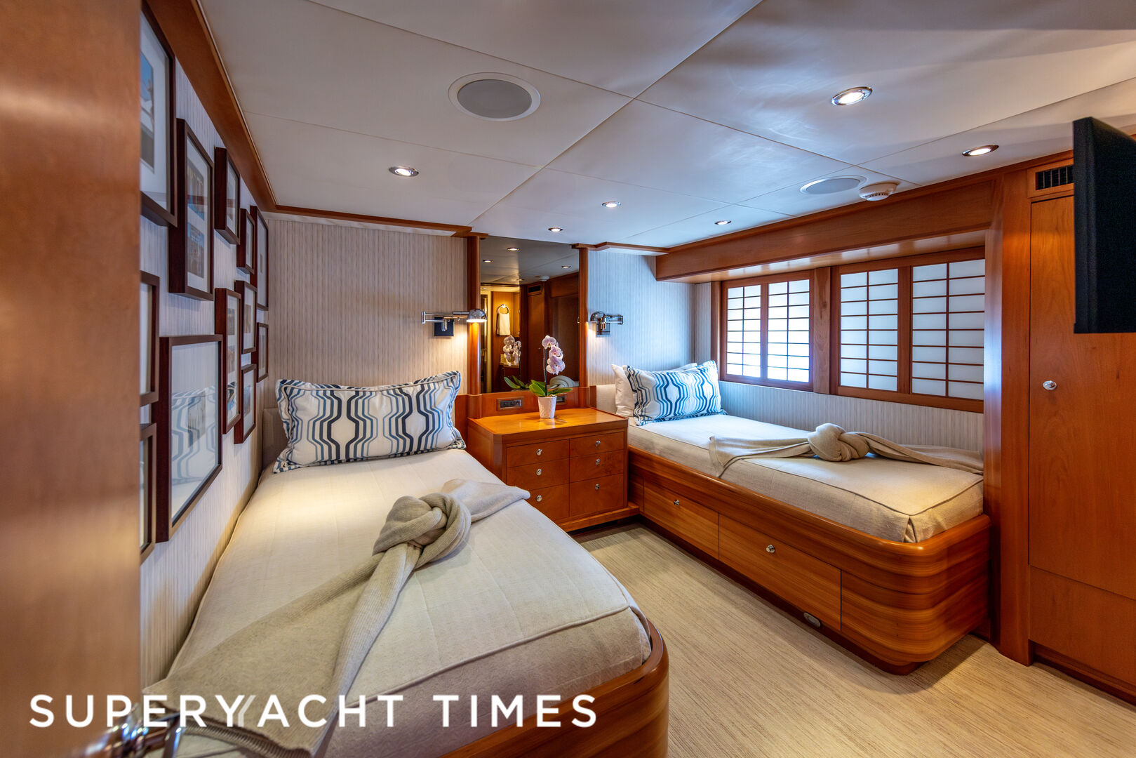 Chiron yacht stateroom