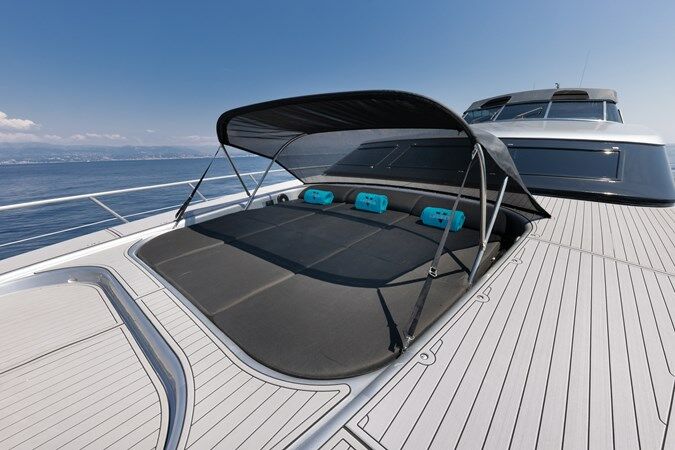 Lauren V yacht deck 