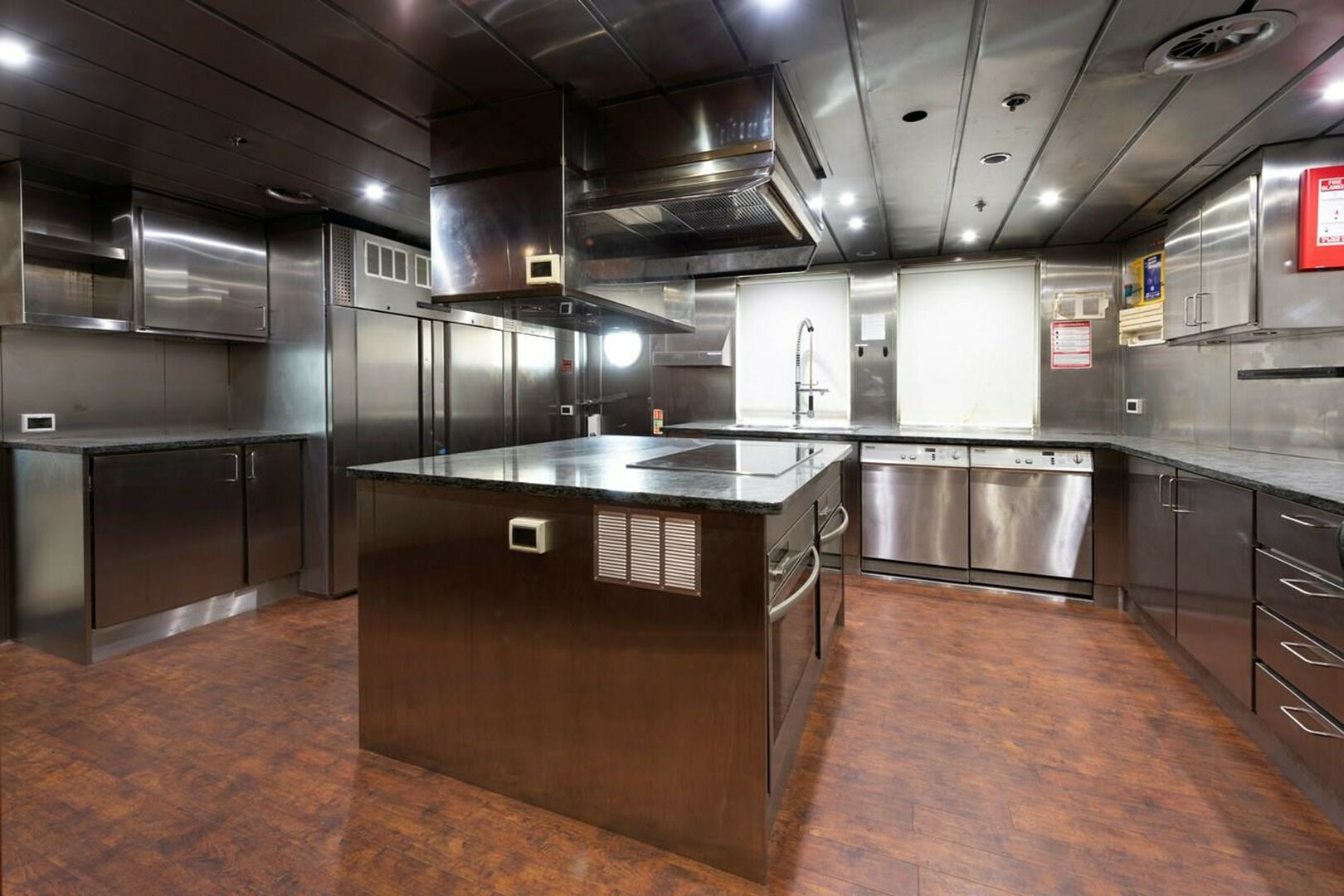 Big Aron yacht galley