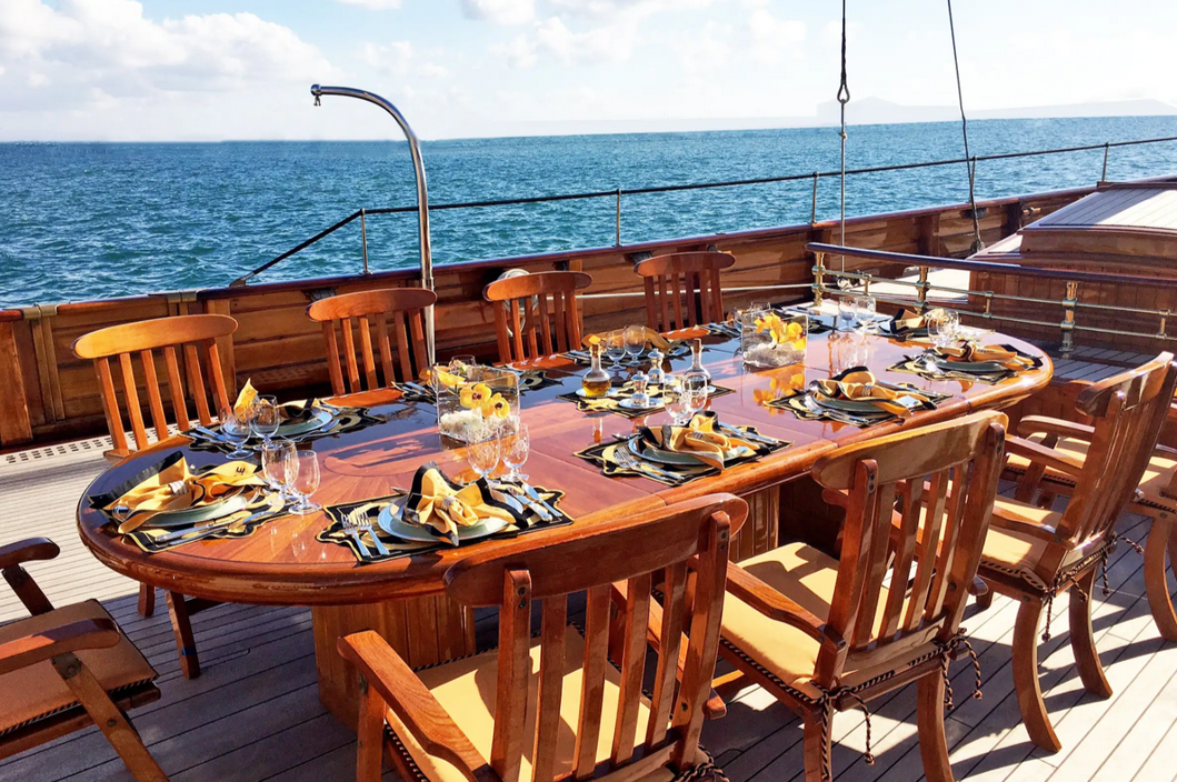 Creole yacht deck