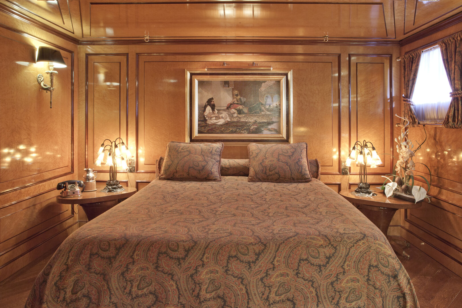 Creole yacht stateroom