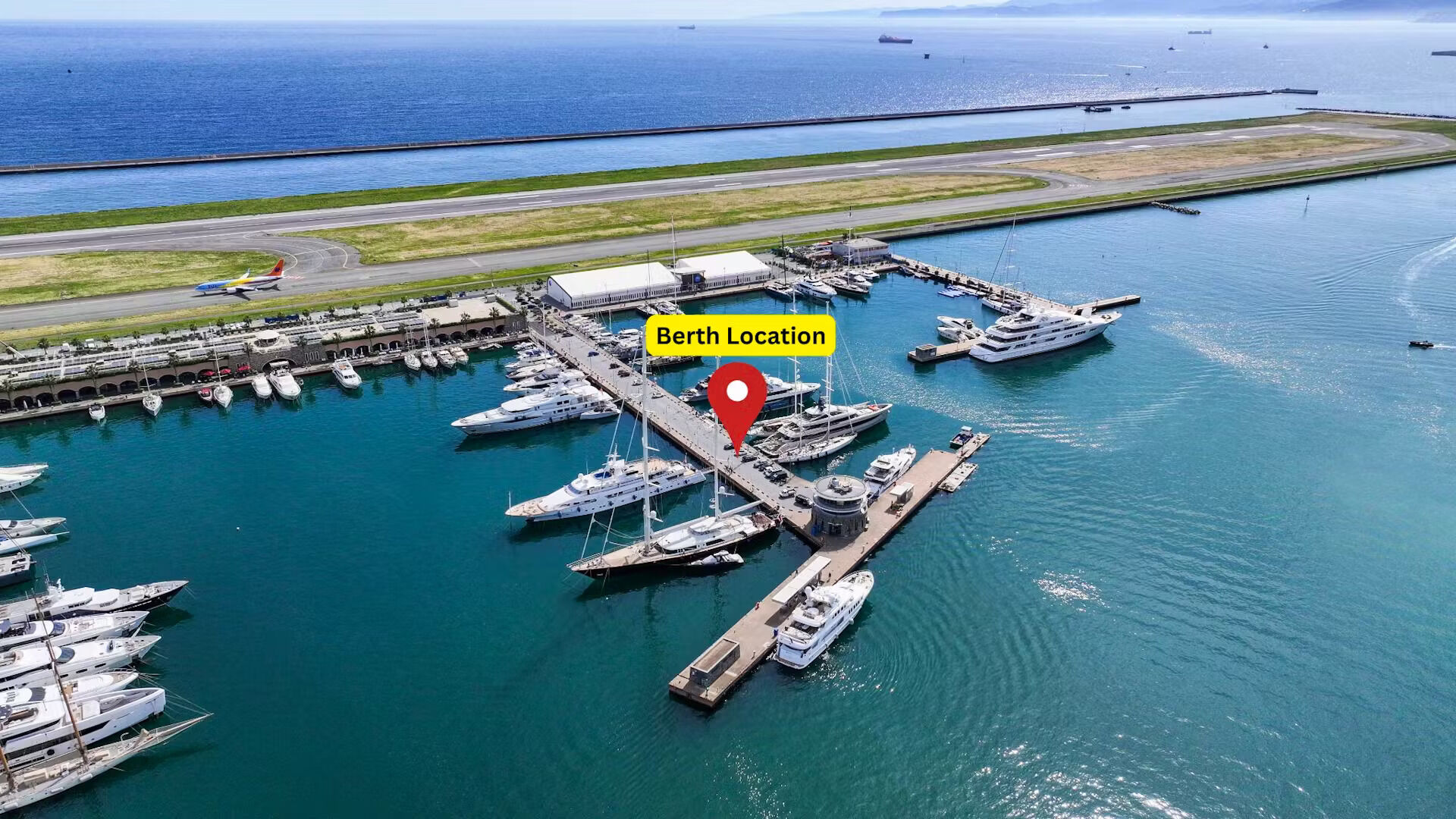 60m berth for auction at Marina Genova Aeroporto
