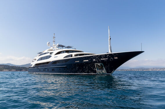 Vision yacht anchored