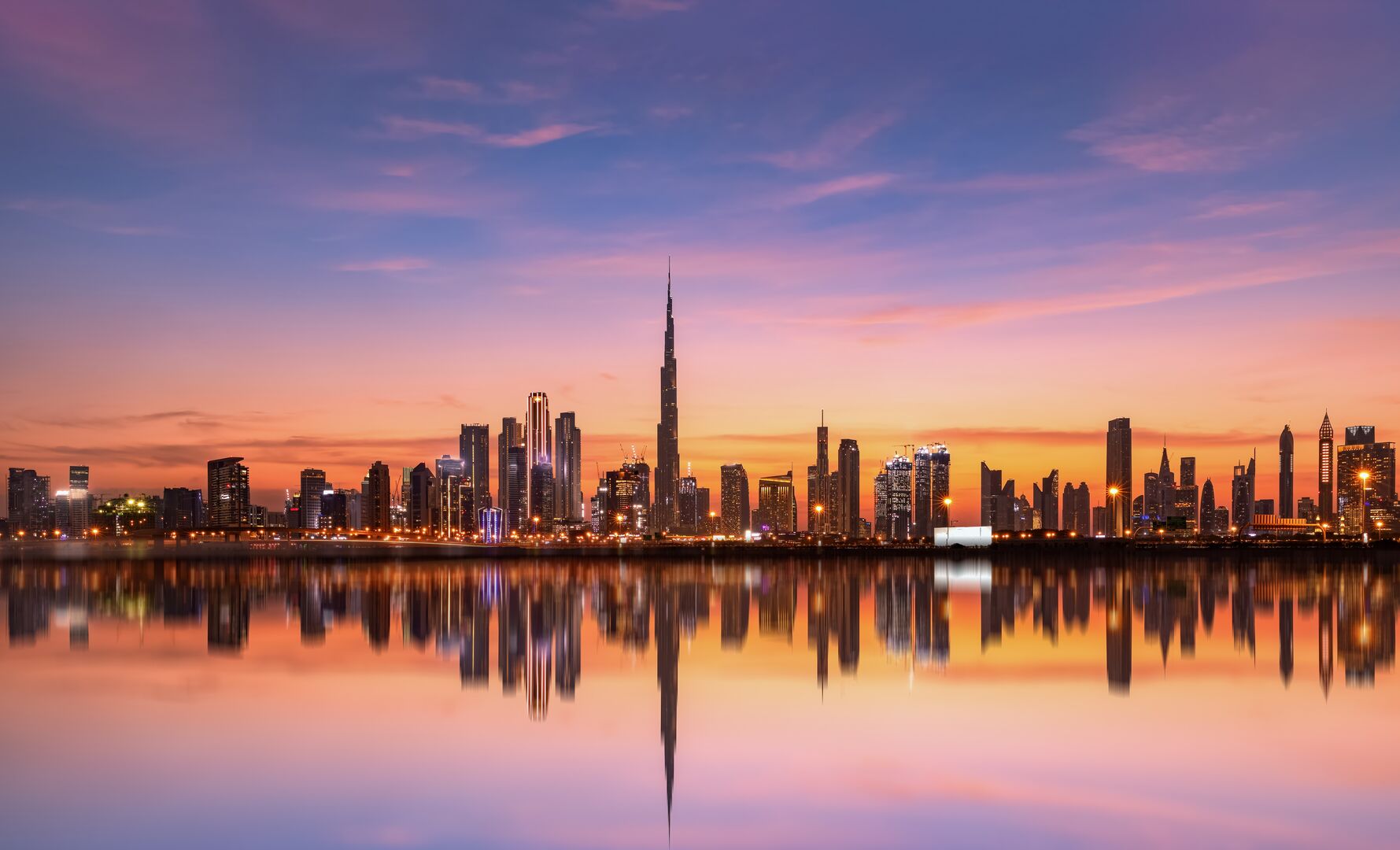 Dubai, UAE Skyline