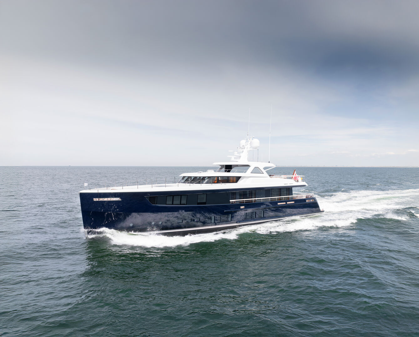 36m Mulder yacht Mana I sold, renamed Josephine following refit