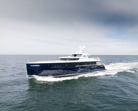 36m Mulder yacht Mana I sold, renamed Josephine following refit