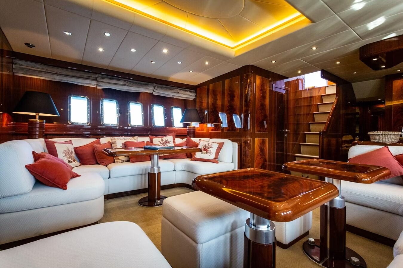Stand By Me yacht saloon