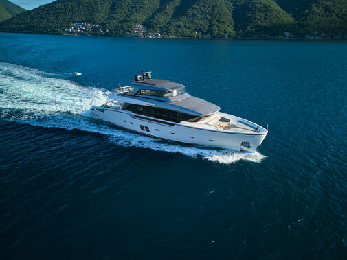 27m Sanlorenzo motor yacht Zaffiro III for sale