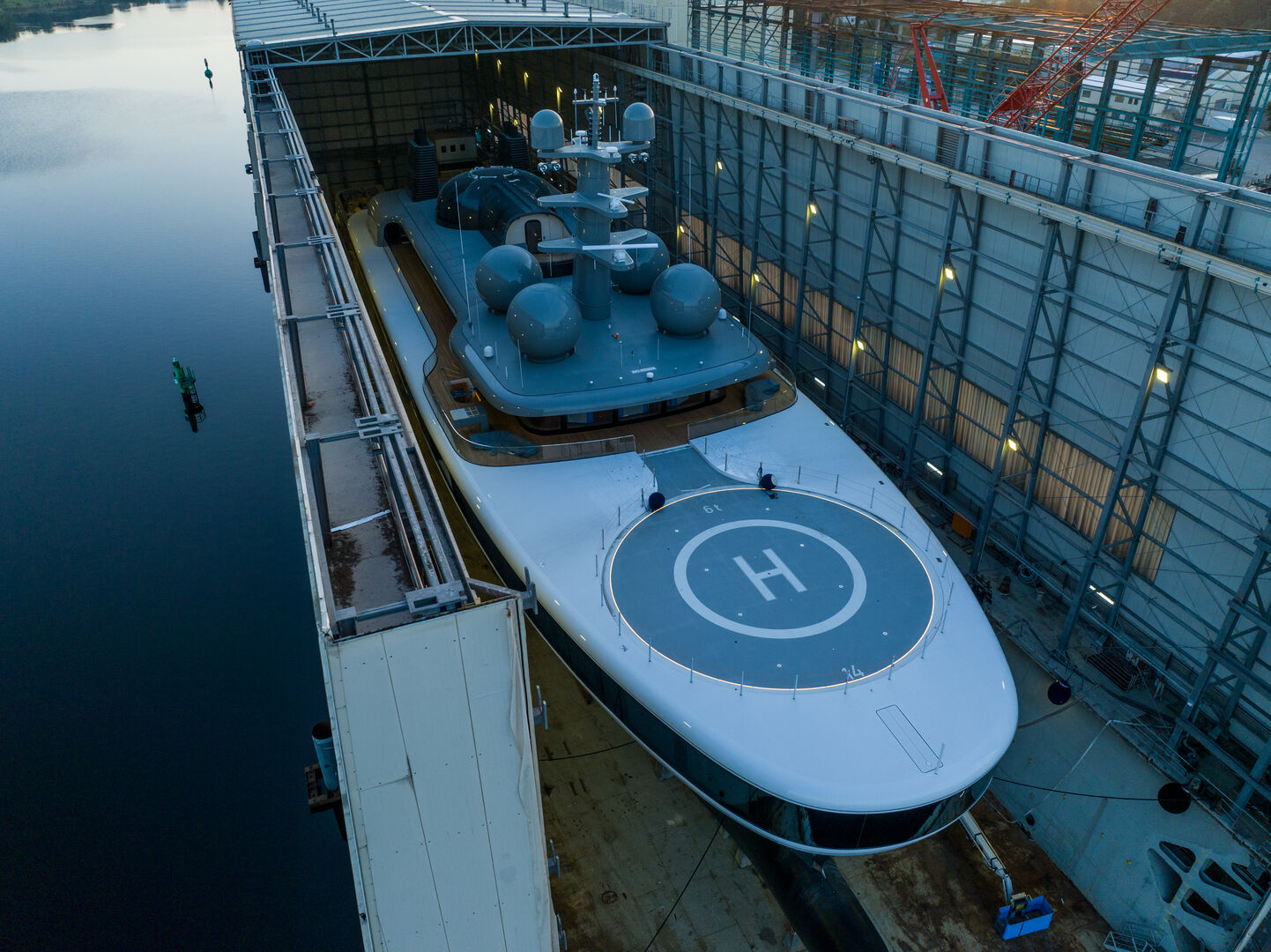 Project Cosmos yacht prepares for launch