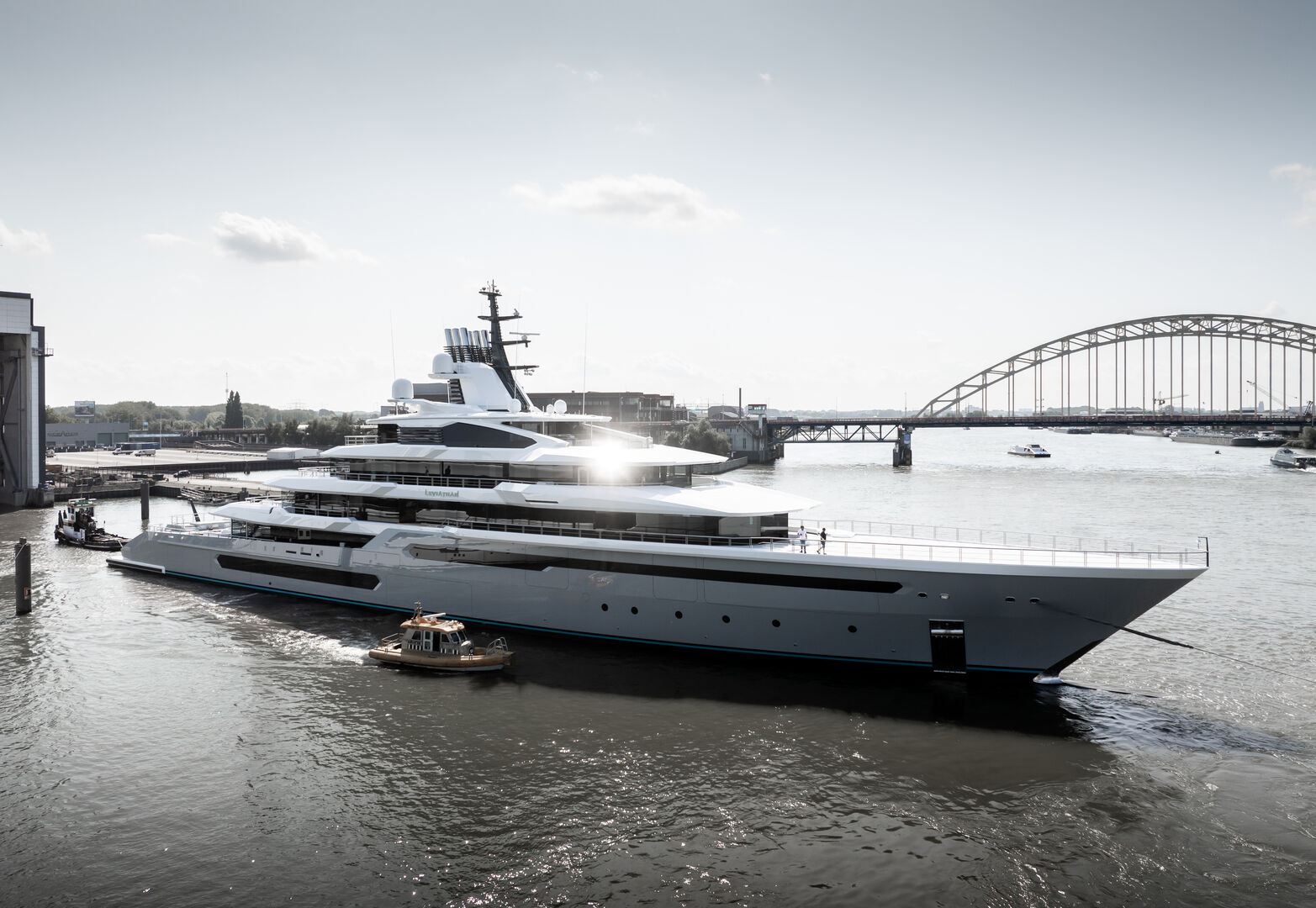 111m Oceanco Y722 superyacht Leviathan launched