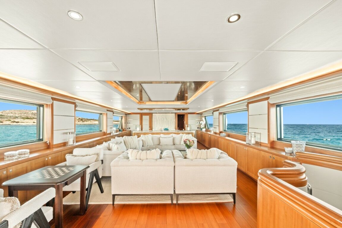 Alaia yacht saloon
