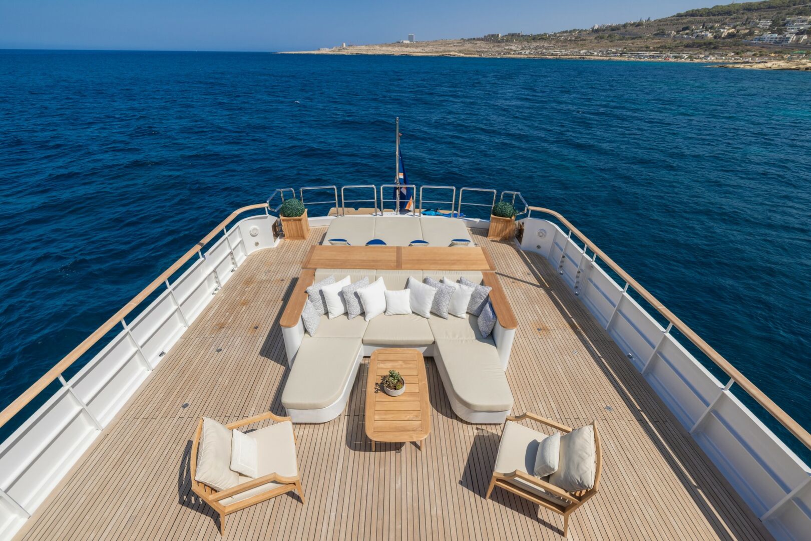 Alaia yacht deck