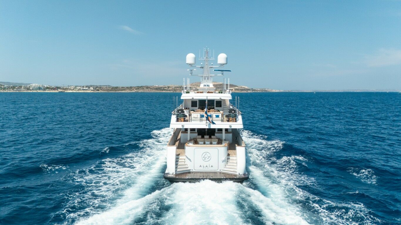 Alaia yacht cruising