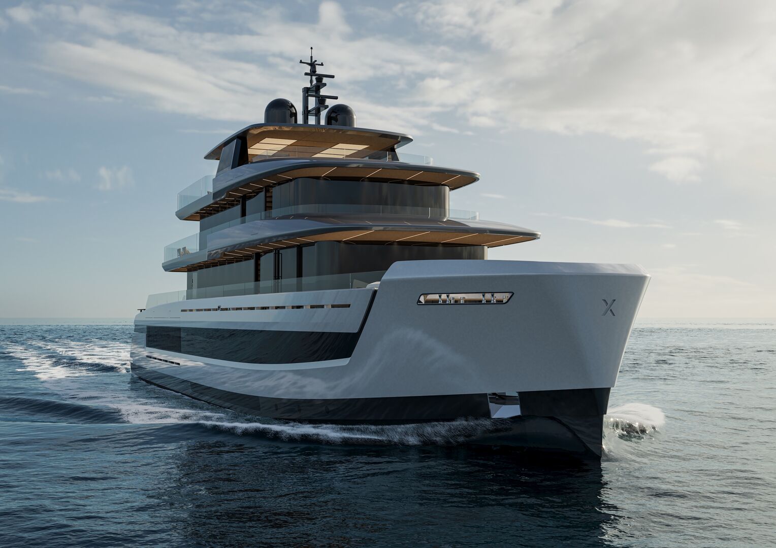 Extra Yachts X145 Global yacht exterior design