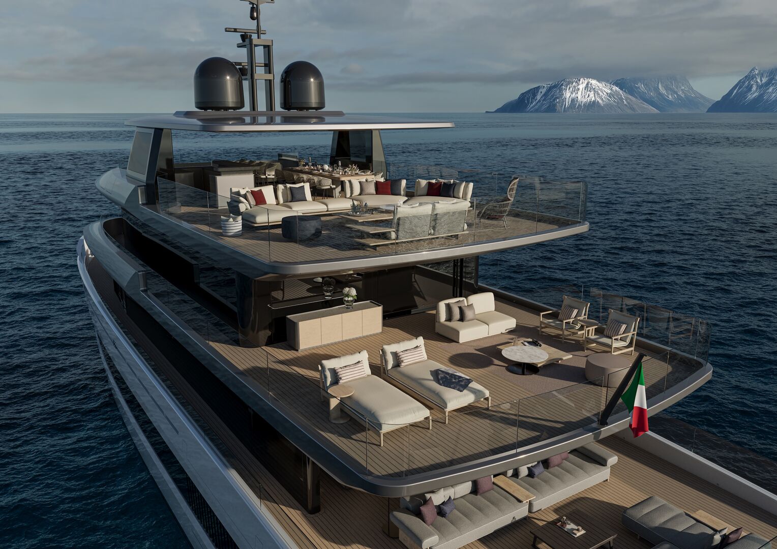 Extra Yachts X145 Global yacht exterior design