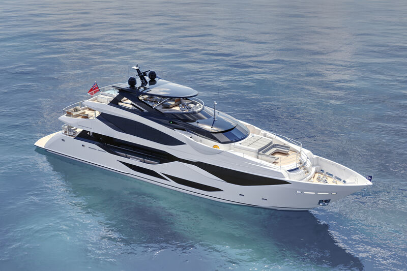 Article image for 40m Sunseeker 134 Superyacht unveiled at Cann...