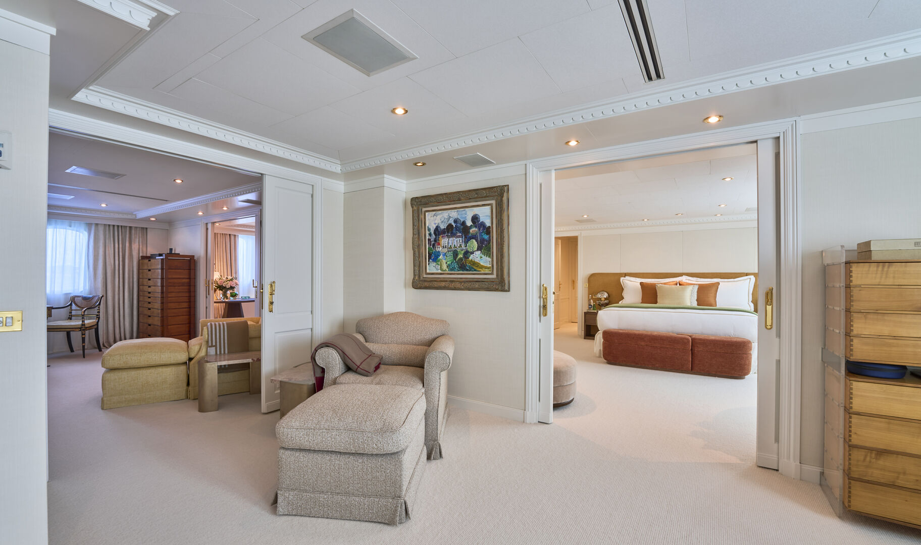 Lady Beatrice yacht stateroom  