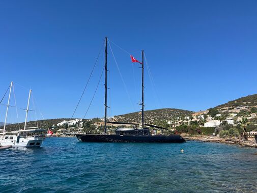 Oguz Khan yacht launch