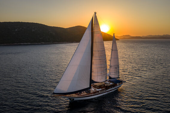Aegean yacht sailing