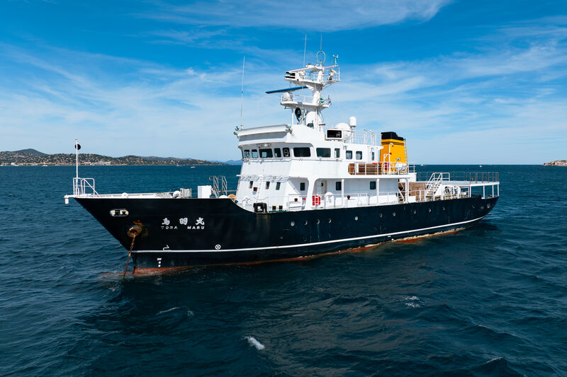 Thumbnail for /yacht-news/converted-yacht-toba-maru-anchored-on-the-french-riviera
