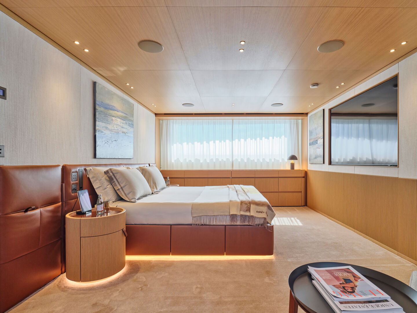 K2 yacht stateroom