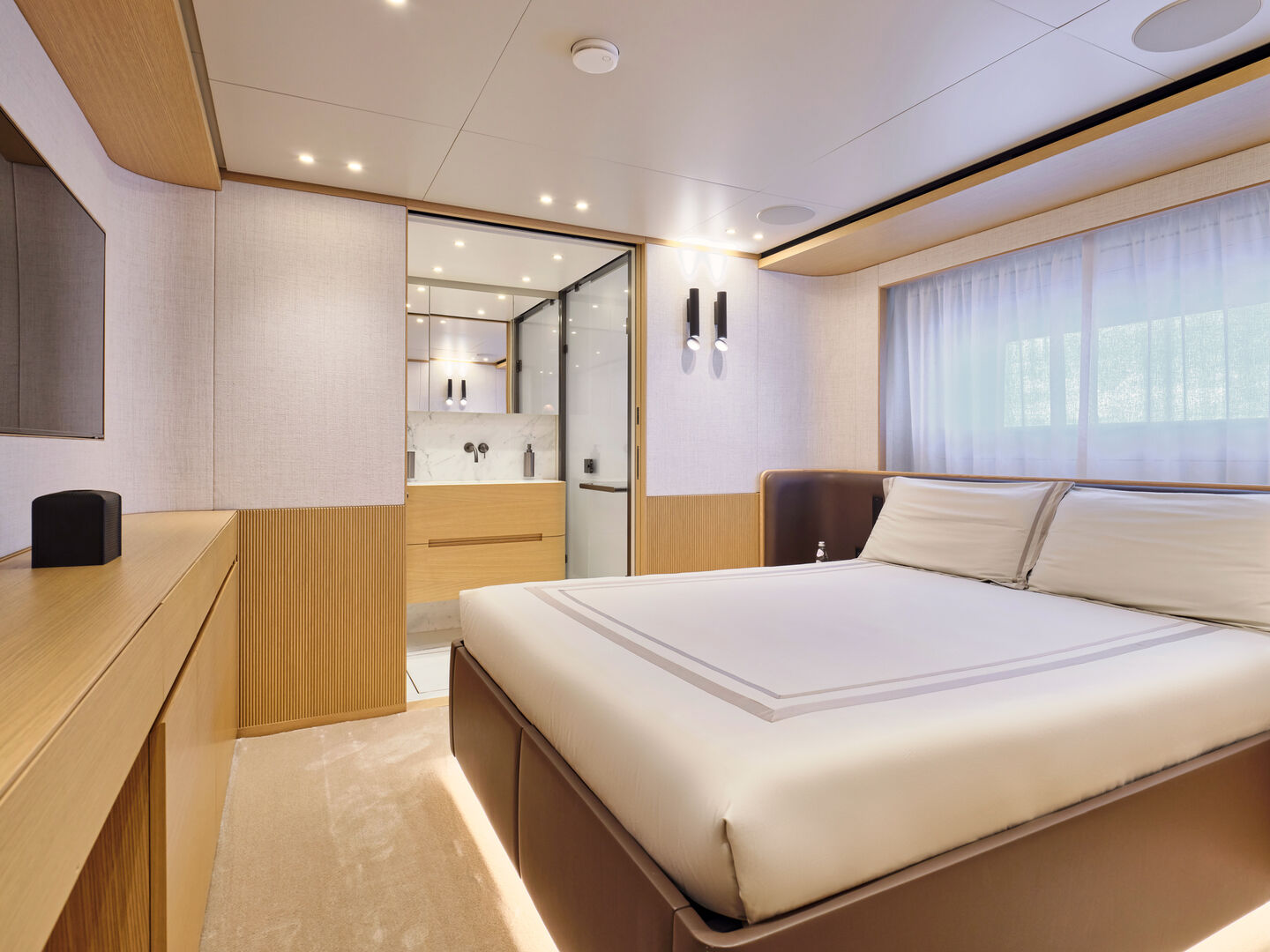 K2 yacht stateroom