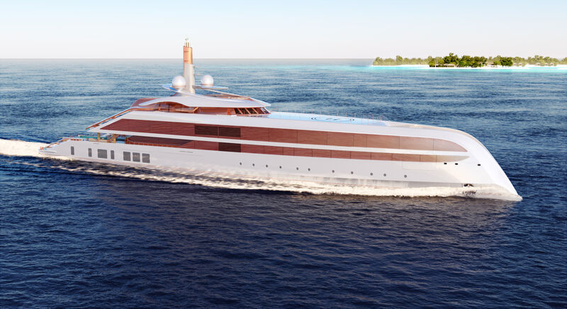 New 36m Tureddi Azzurra Linea36 Custom Platform yacht model