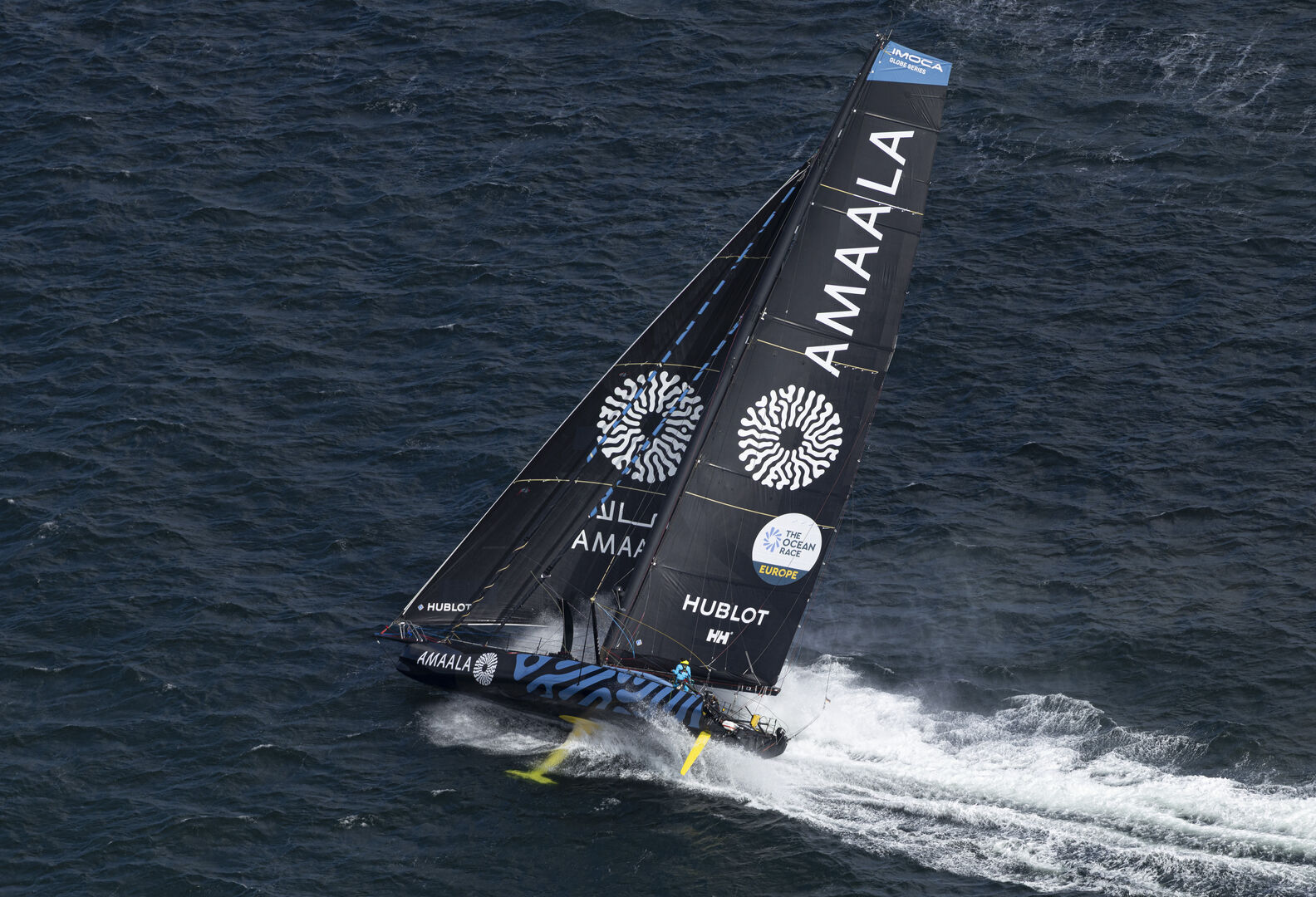 Amaala Yacht Club team in the Ocean Race 2025 regatta