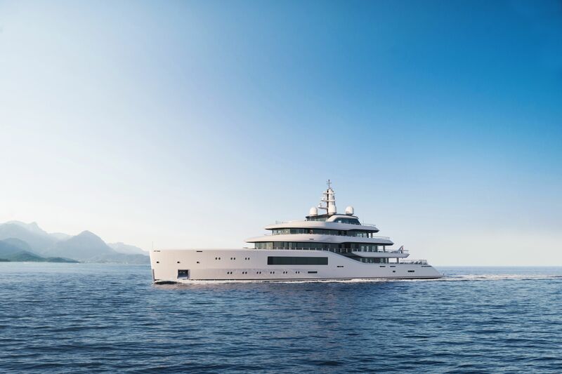 Article image for Hybrid diesel-electric Amels 80 superyacht so...