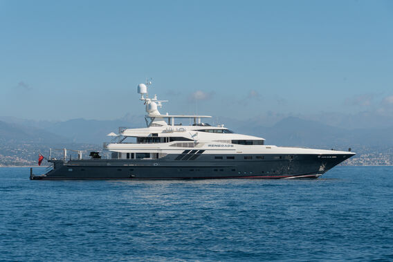 Renegade yacht anchored
