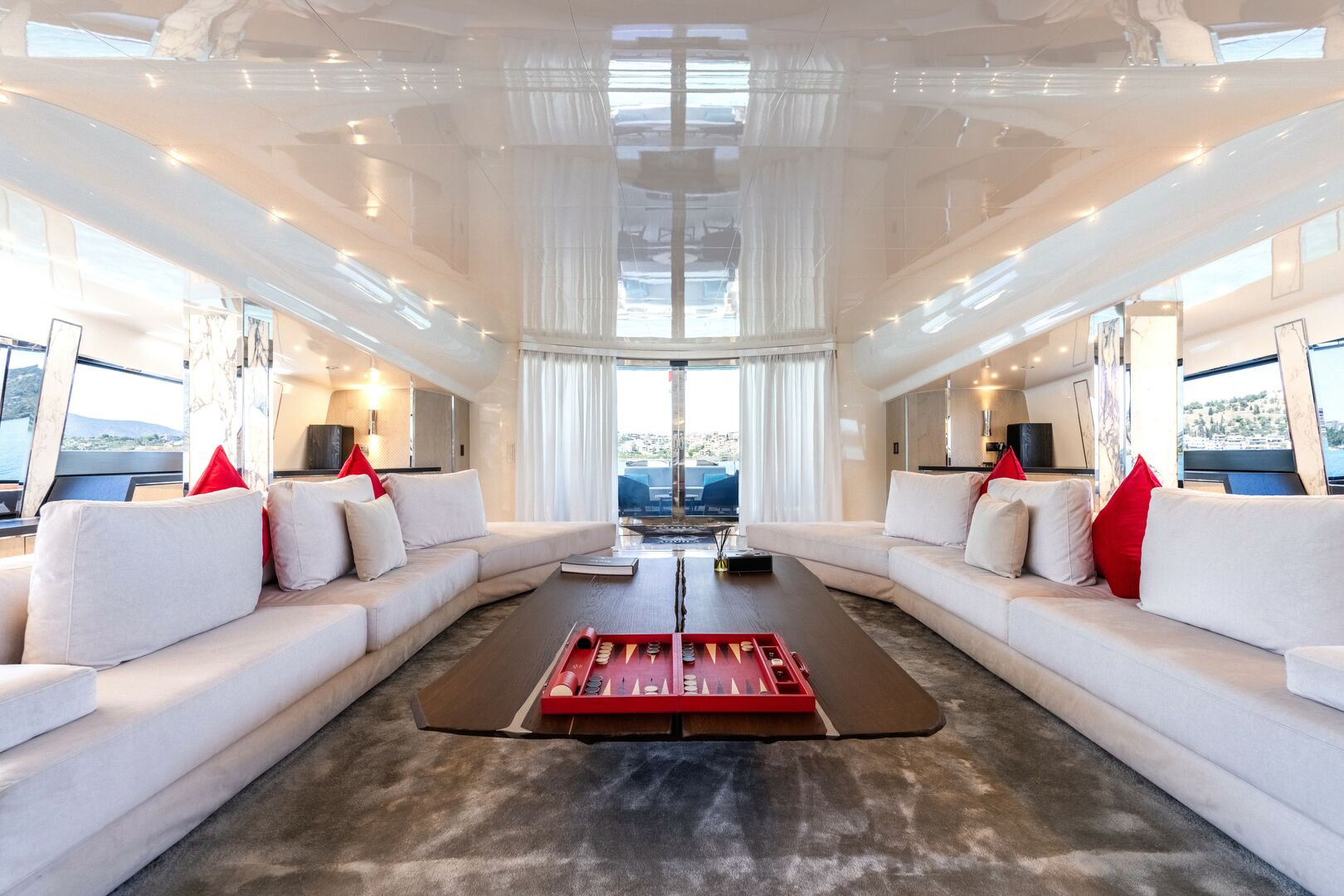 Aquila yacht saloon