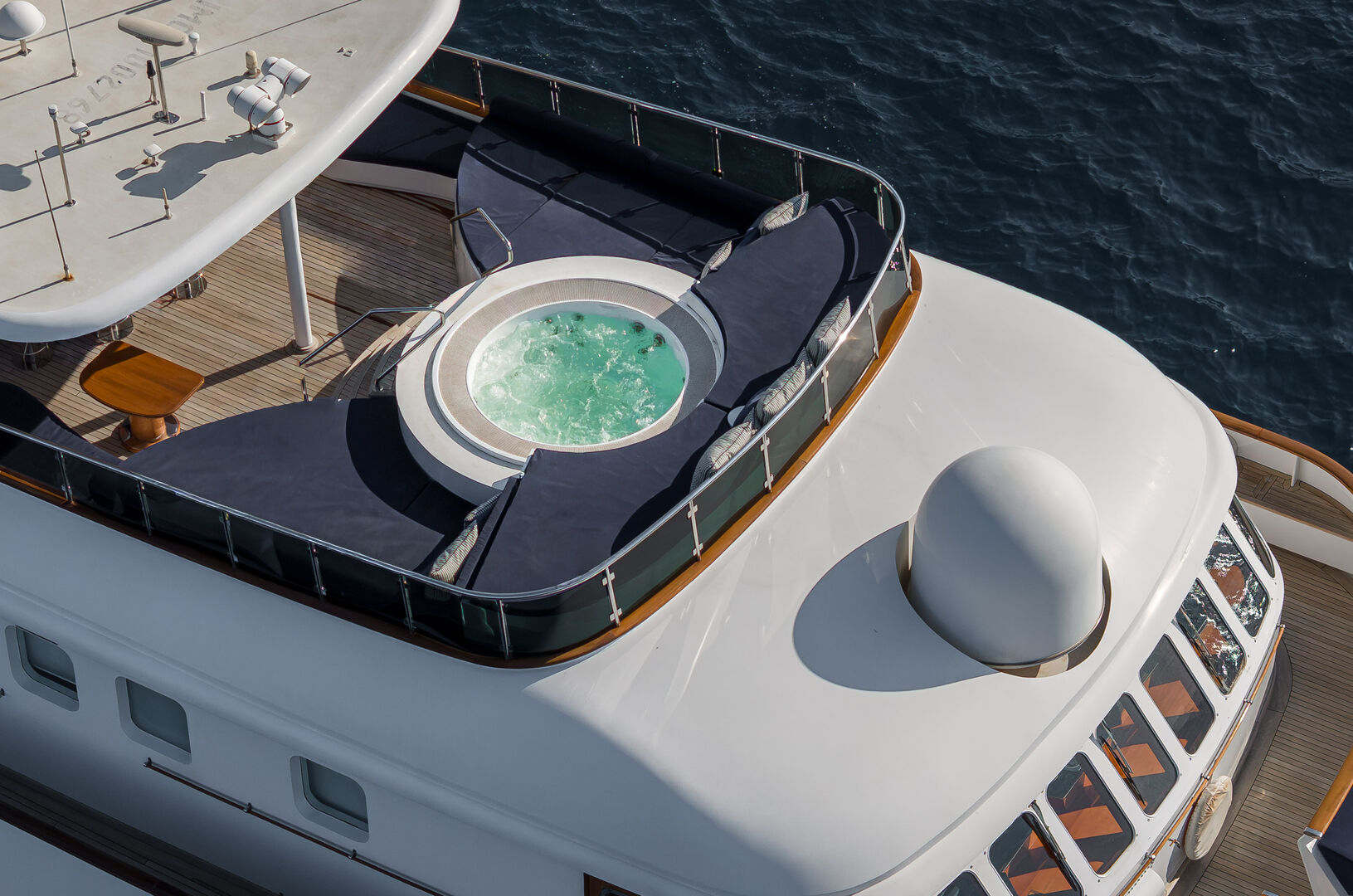 Meserret II yacht aerial