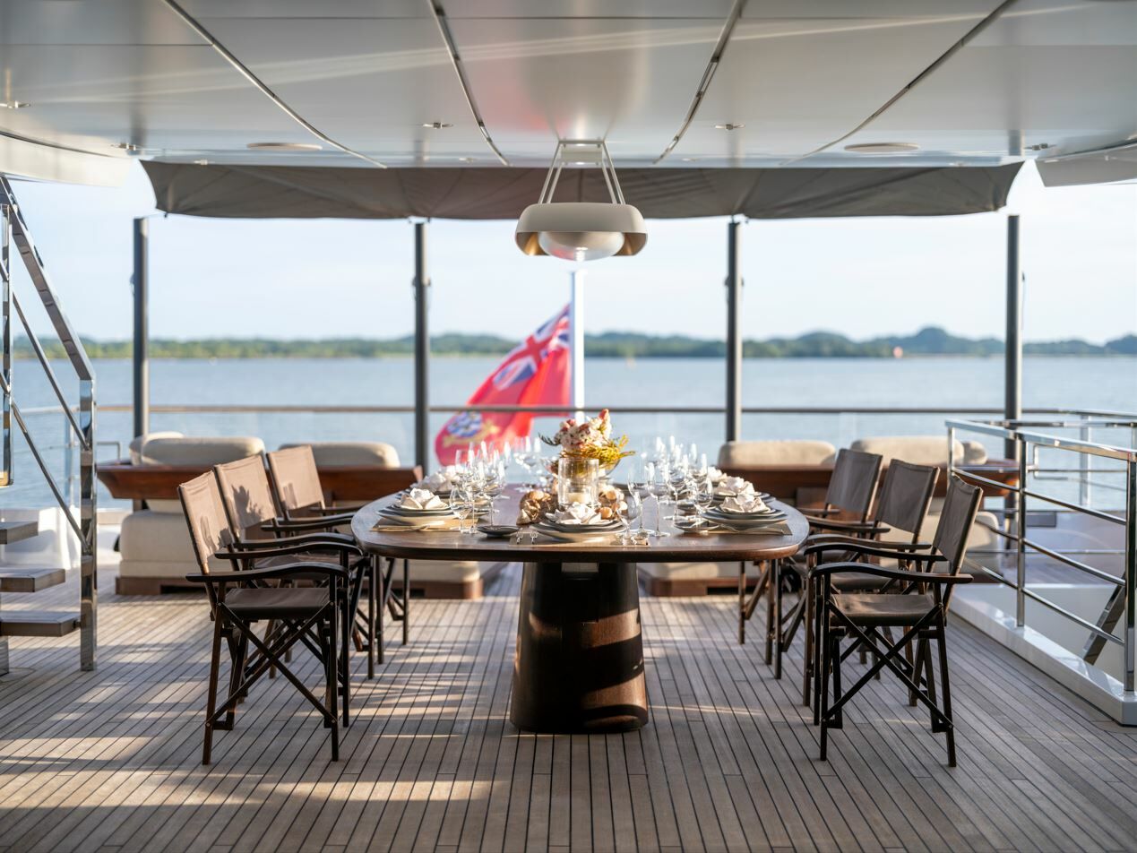 Annabella yacht deck