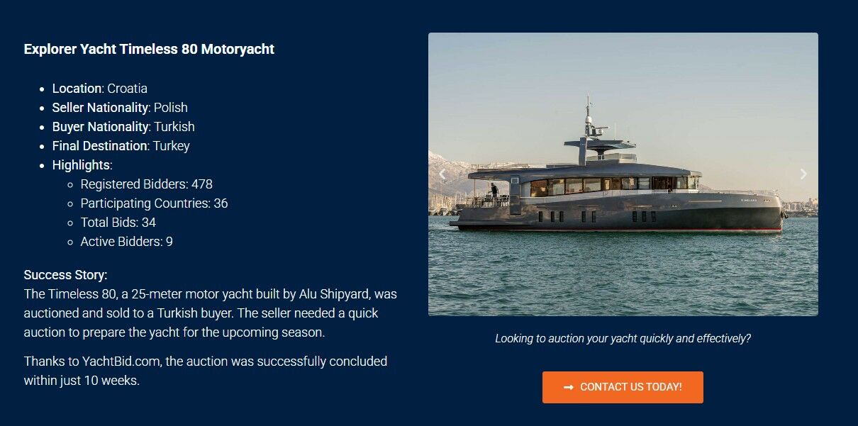 YachtBid.com Yacht Services