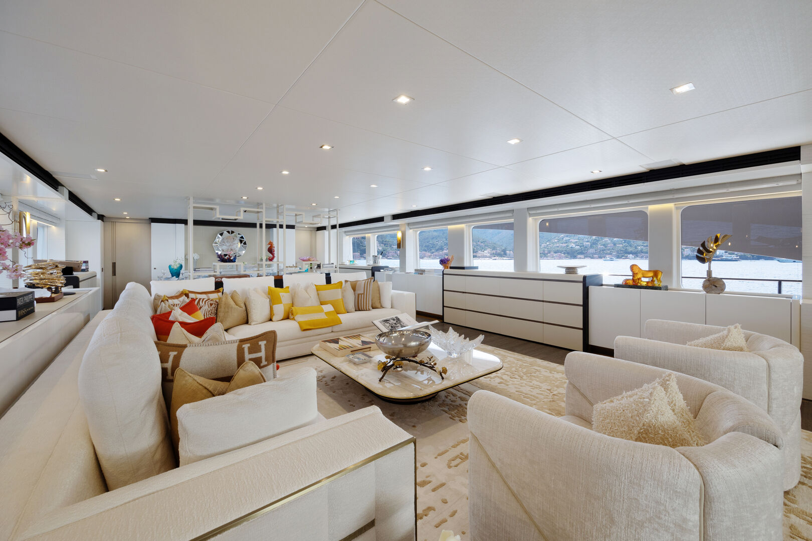 Altair yacht saloon