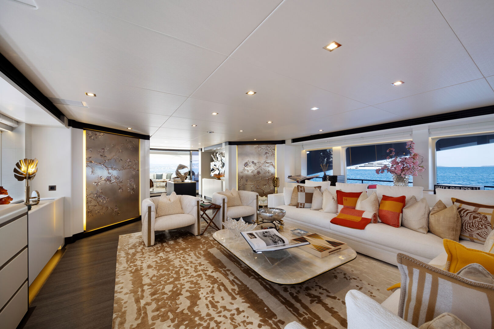 Altair yacht saloon