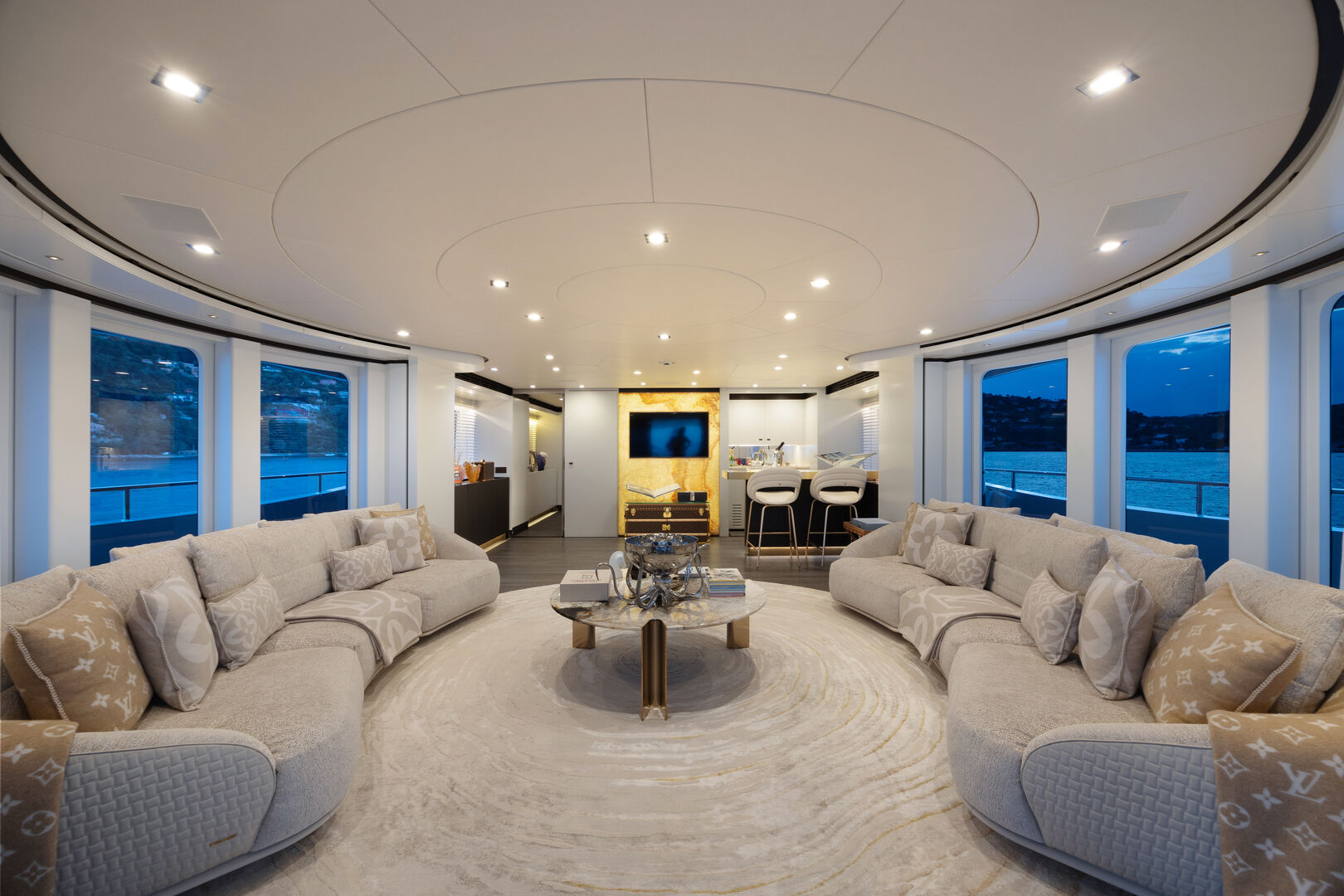 Altair yacht saloon