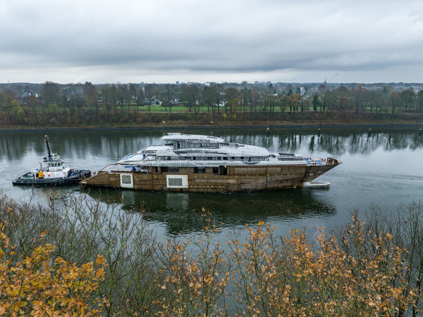 80m Abeking & Rasmussen yacht Abeking 6516 seen for the first time