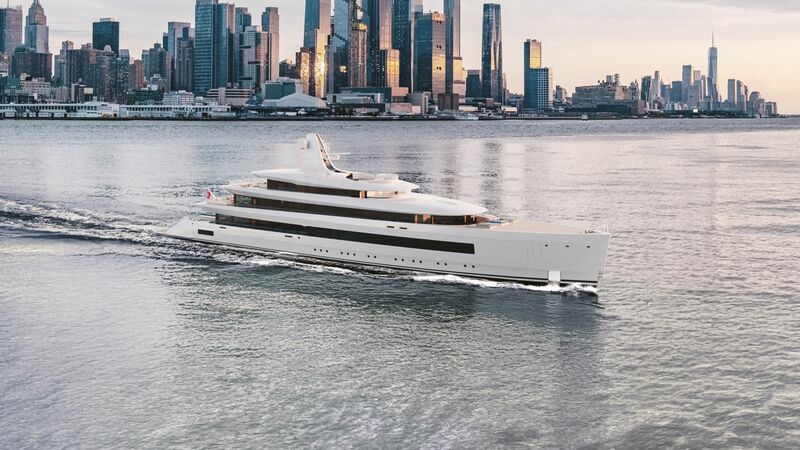 Feadship unveils new 76m “fifth element” superyacht concept Etherea